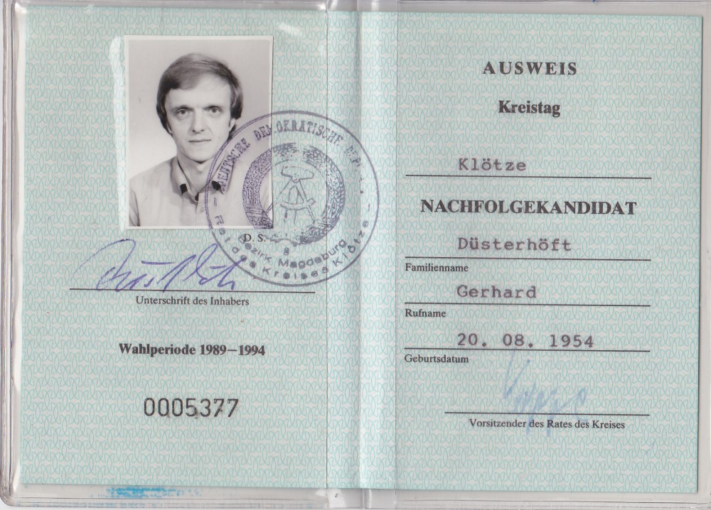 Nachfolgekandidat der NDPD 1989 1994